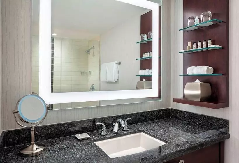 景色の見えるダブルベッドスタンダードルーム, Delta Hotels By Marriott Burnaby Conference Centre