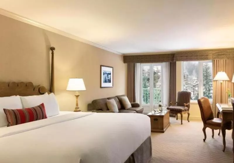 キングサイズベッドのデラックスルーム, Fairmont Chateau Whistler