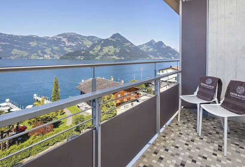 Standard-huone Järvinäkymä, Seerausch Swiss Quality