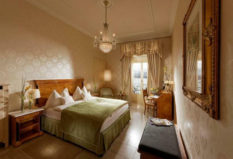اتاق استاندارد با چشم‌انداز دریاچه, Grand Hotel National Luzern