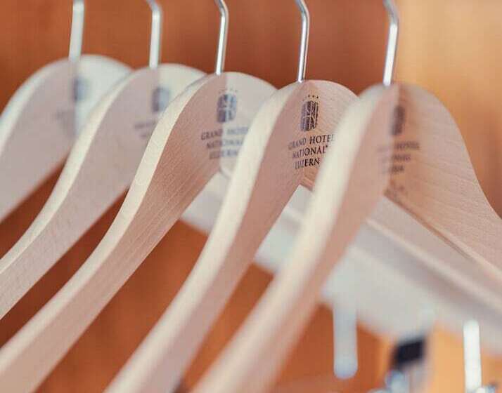 带河湖景观的轻年套房, Grand Hotel National Luzern