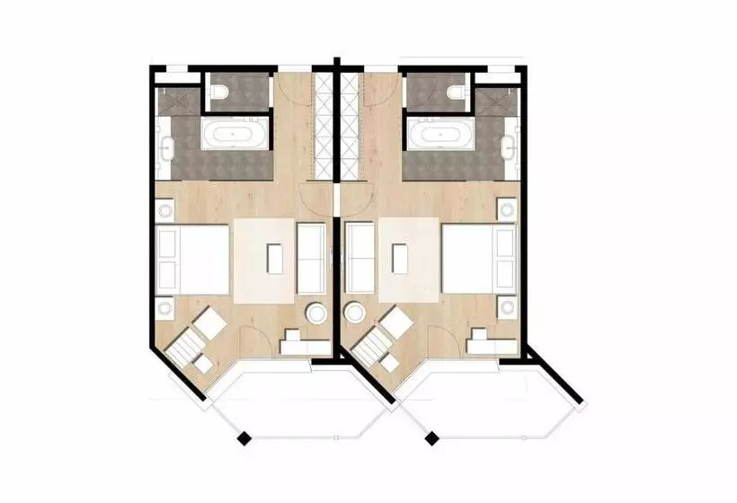 Quarto Superior com Sacada, Schweizerhof Lenzerheide