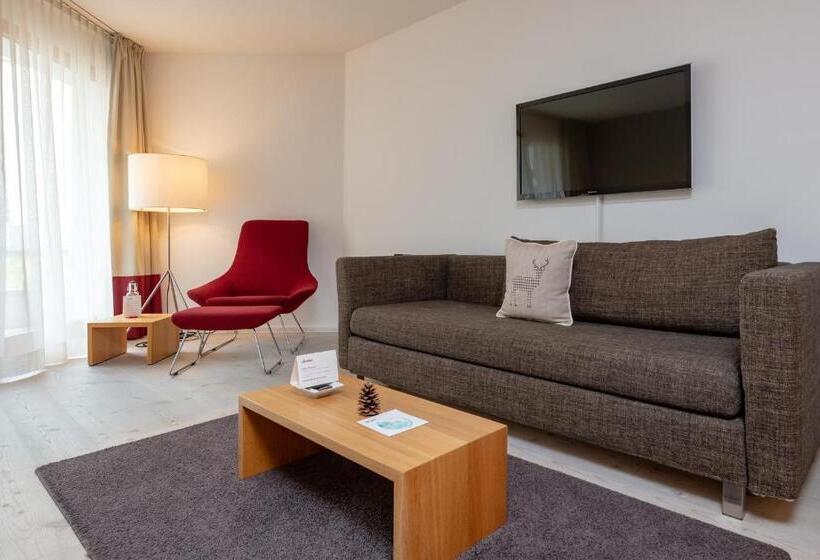 带阳台的高级房间, Schweizerhof Lenzerheide