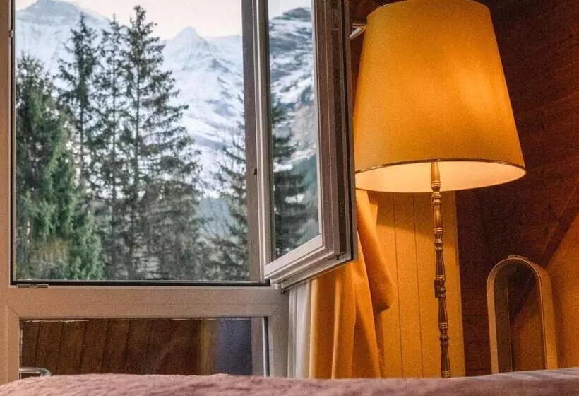 اتاق سوپریور با چشم‌انداز, Silberhorn   Residences & Spa Wengen