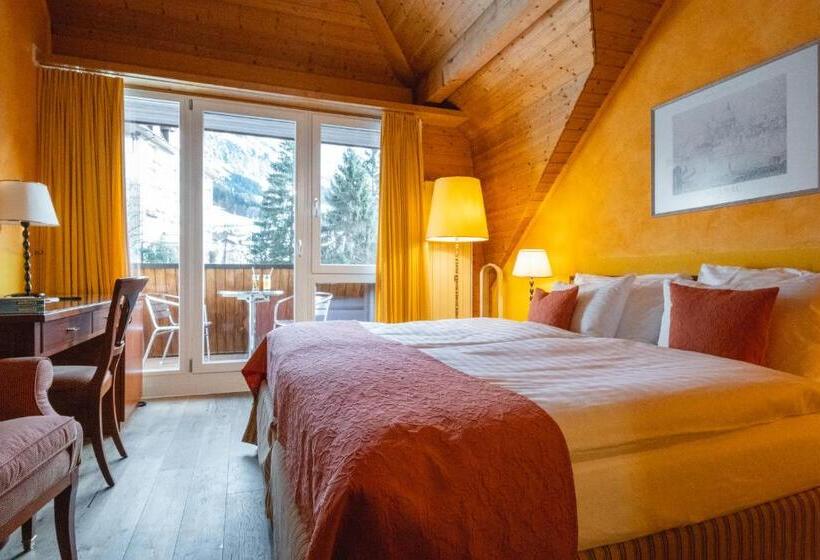 اتاق سوپریور با چشم‌انداز, Silberhorn   Residences & Spa Wengen