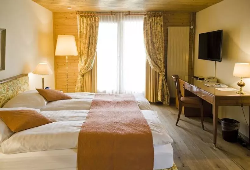 اتاق سوپریور با چشم‌انداز, Silberhorn   Residences & Spa Wengen