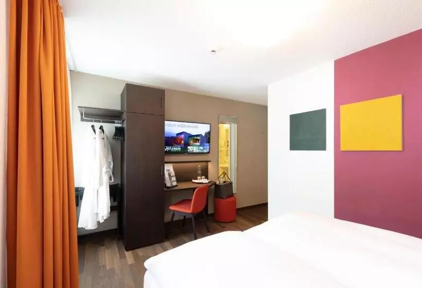 ダブルベッドのベーシックルーム, Seehotel Wilerbad Spa & Seminar
