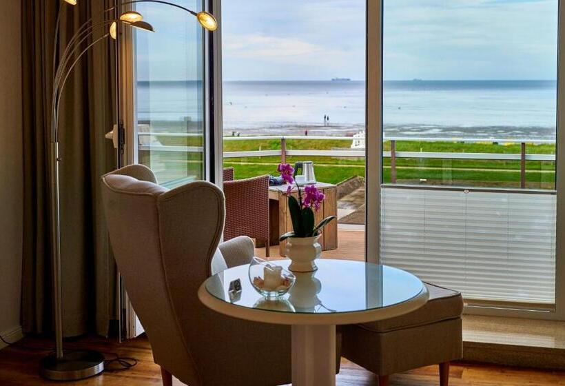 اتاق استاندارد یک نفره با چشم‌انداز دریا, Badhotel Sternhagen