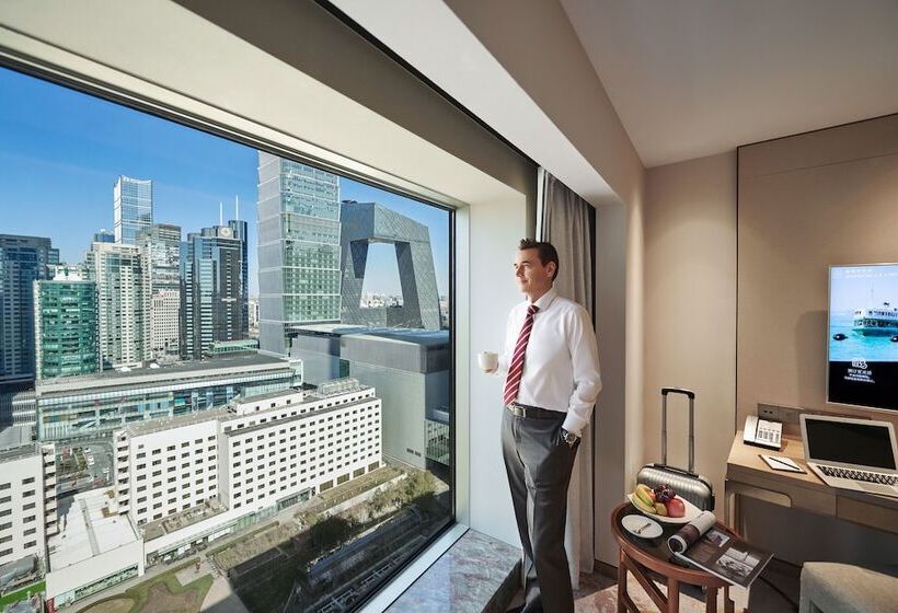 Quarto deluxe, China World Hotel, Beijing