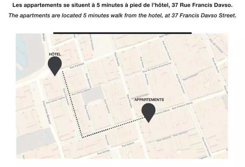 آپارتمان دوبلکس 1 خوابه, Maisons Du Monde Hôtel & Suites   Marseille Vieux Port