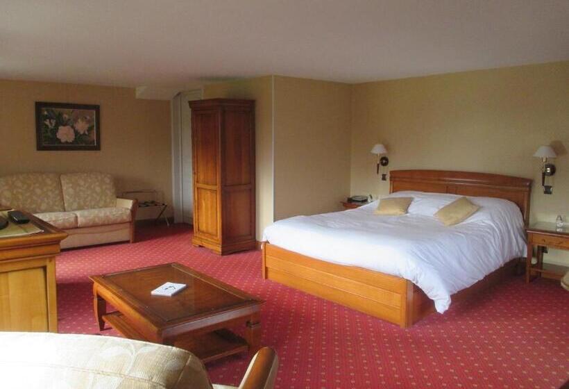 디럭스 룸, Château Des Monthairons Hôtel Restaurant Gastromaison Spa Privatif