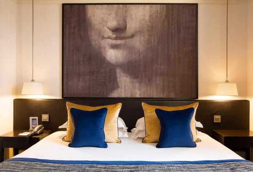 Chambre Club Lit King Size, Hôtel Chaplain Paris Rive Gauche