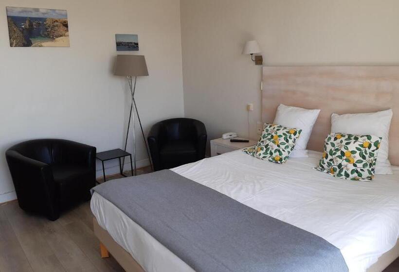 اتاق راحتی با چشم‌انداز دریا, Hôtel Ker Noyal Quiberon Plage