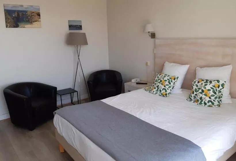 اتاق راحتی با چشم‌انداز دریا, Hôtel Ker Noyal Quiberon Plage