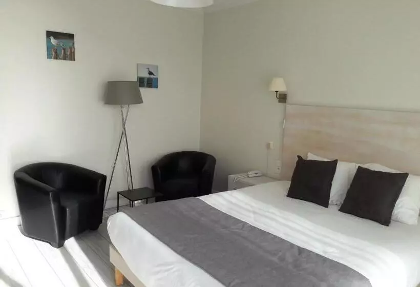 اتاق راحتی با چشم‌انداز دریا, Hôtel Ker Noyal Quiberon Plage