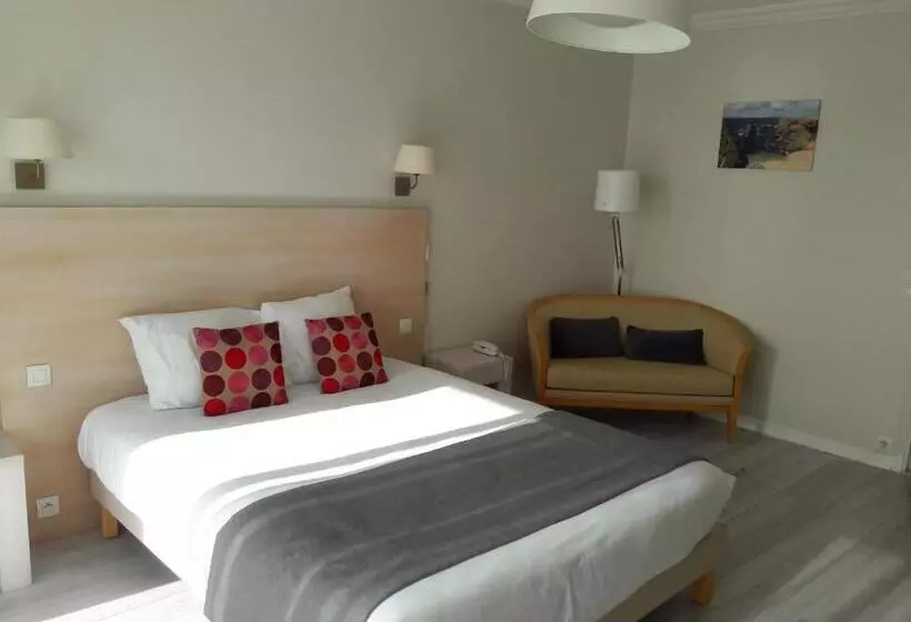 اتاق راحتی با چشم‌انداز دریا, Hôtel Ker Noyal Quiberon Plage