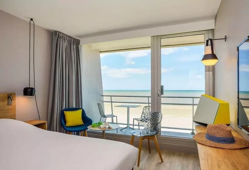 اتاق استاندارد با تخت دوبل و چشم‌انداز دریا, Ibis Thalassa Le Touquet