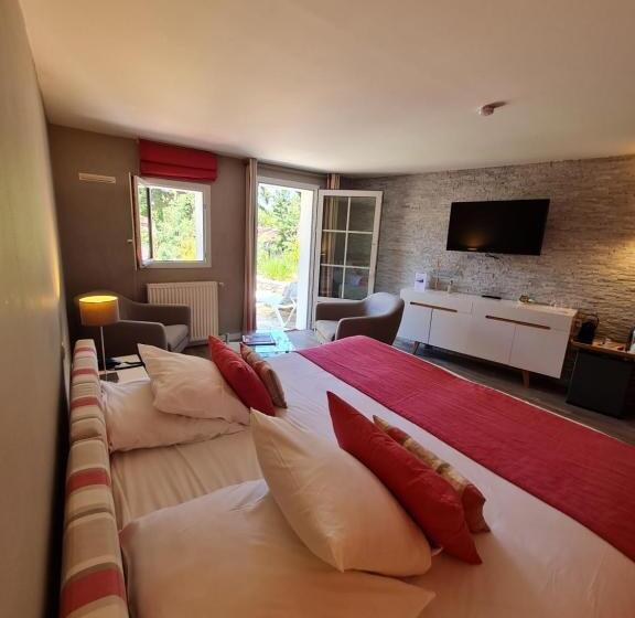 חדר דלוקס, Hôtel Les Prateaux