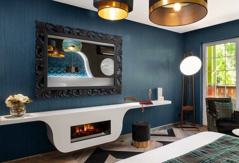 Номер Deluxe, La Cheneaudière   Hôtel Spa   Relais & Châteaux