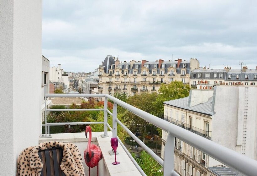 ダブルベッドスタンダードルーム, Moxy Paris Bastille