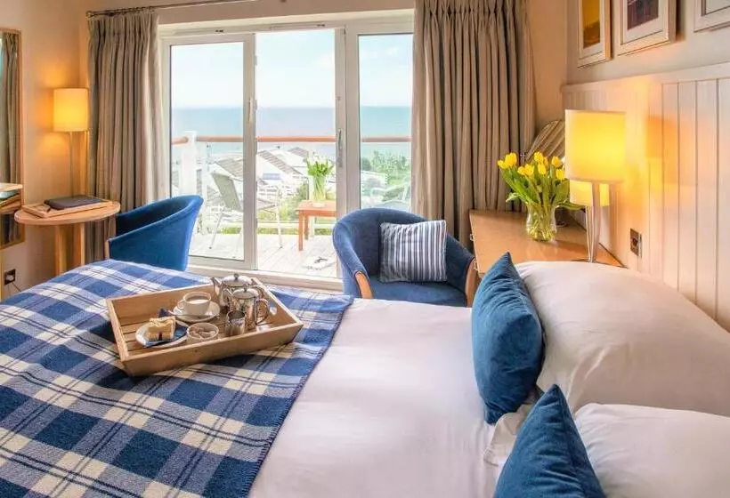 اتاق استاندارد با چشم‌انداز دریا, St Brides Spa Hotel & Village Apartments