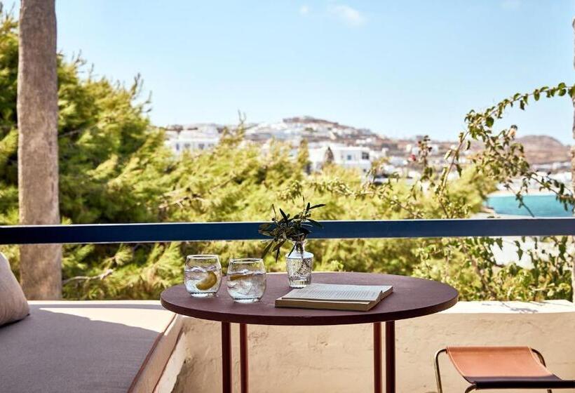 수피리어 룸 측면 바다 전망, Mykonos Theoxenia, A Member Of Design Hotels