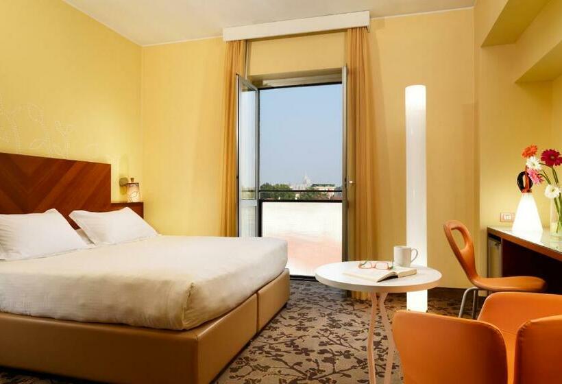 Quarto Superior com Vistas, Unahotels Mediterraneo Milano