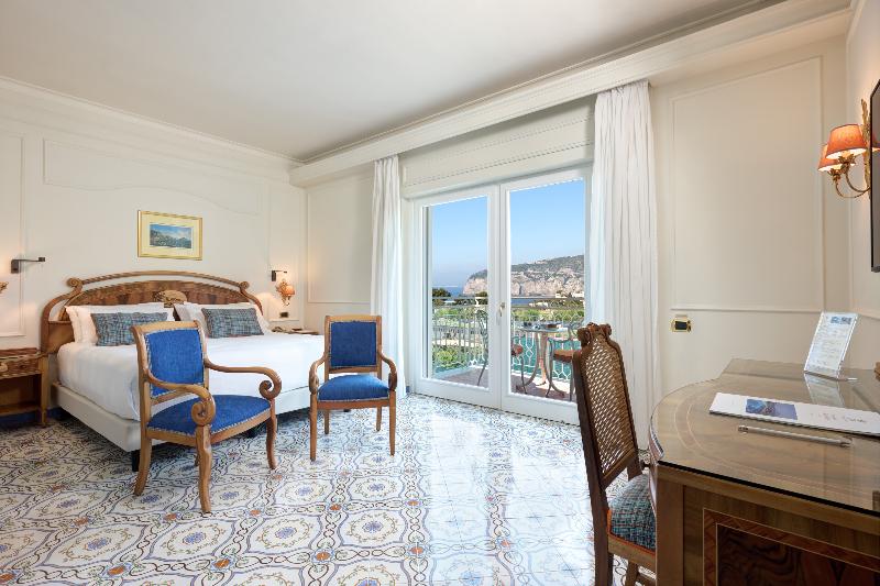 חדר דלוקס צדדי נוף לים, Grand Hotel De La Ville