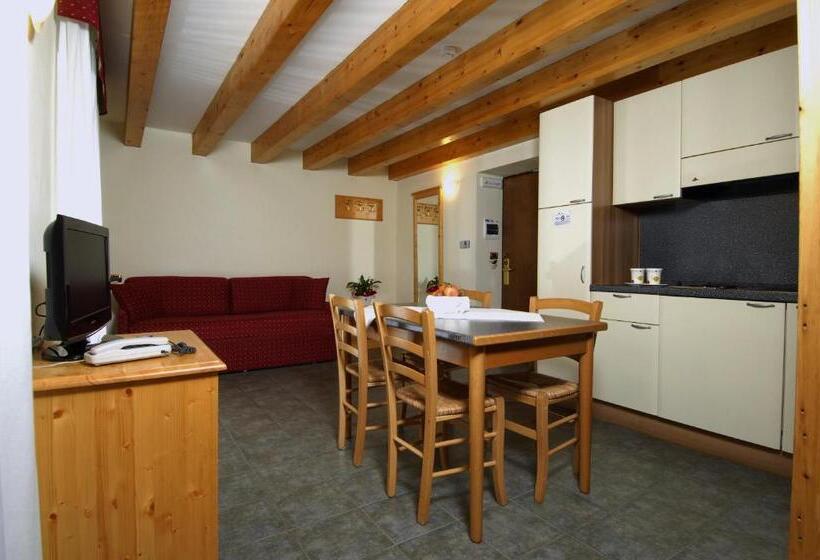 شقة ديلوكس غرفة نوم واحدة, Colfosco