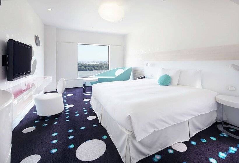 带大床的标准间, Hilton Tokyo Bay