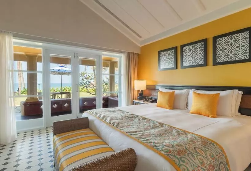 オーシャンビューのデラックス１ベッドルームビラ, Taj Holiday Village Resort & Spa, Goa