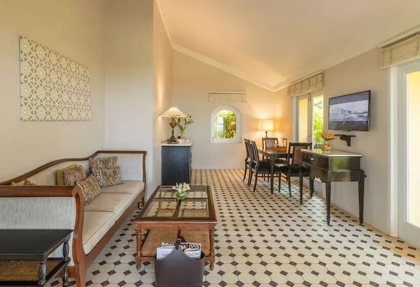 オーシャンビューのデラックス１ベッドルームビラ, Taj Holiday Village Resort & Spa, Goa