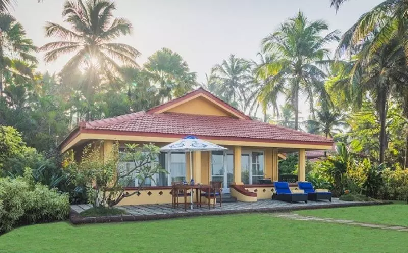 オーシャンビューのデラックス１ベッドルームビラ, Taj Holiday Village Resort & Spa, Goa