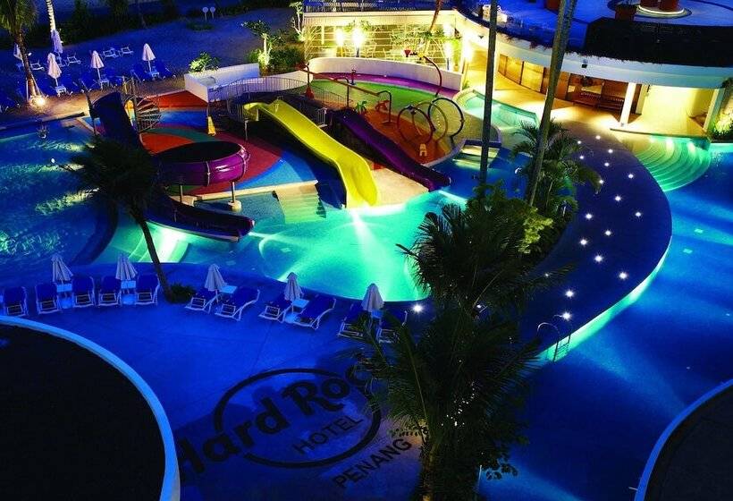 带泳池观景的豪华房, Hard Rock Hotel Penang