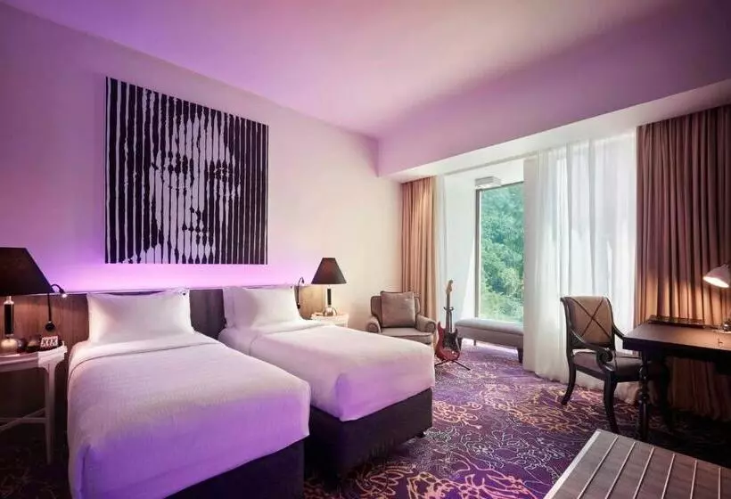 景色の見えるデラックスルーム, Hard Rock Hotel Penang