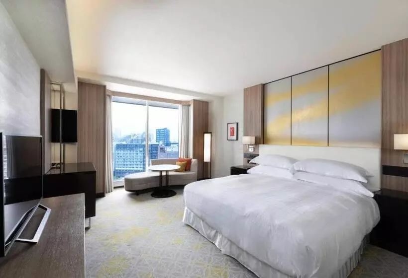 キングサイズベッドのデラックスルーム, Sheraton Miyako Hotel Tokyo