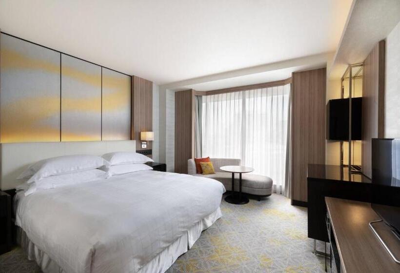 디럭스 룸 킹사이즈 침대, Sheraton Miyako Hotel Tokyo