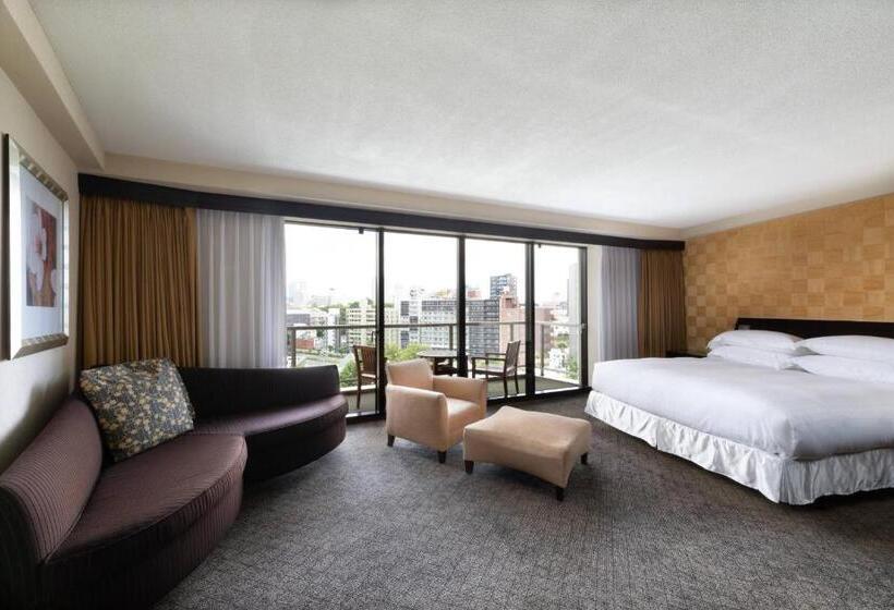 도시전망 디럭스룸 킹침대, Sheraton Miyako Hotel Tokyo