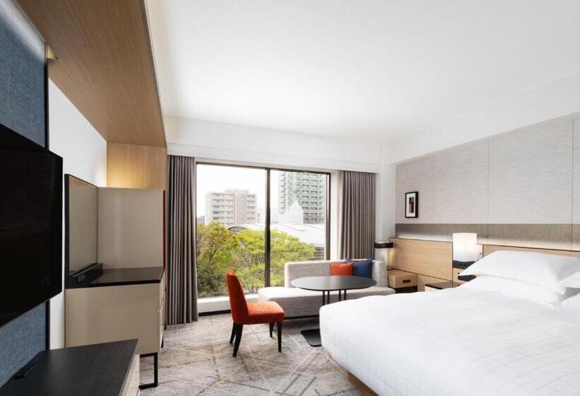 도시전망 디럭스룸 킹침대, Sheraton Miyako Hotel Tokyo