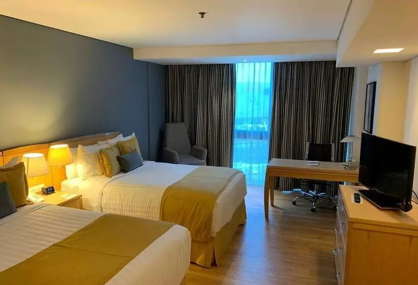 ２ダブルベッドのスタンダードルーム, Radisson Paraiso Hotel Mexico City