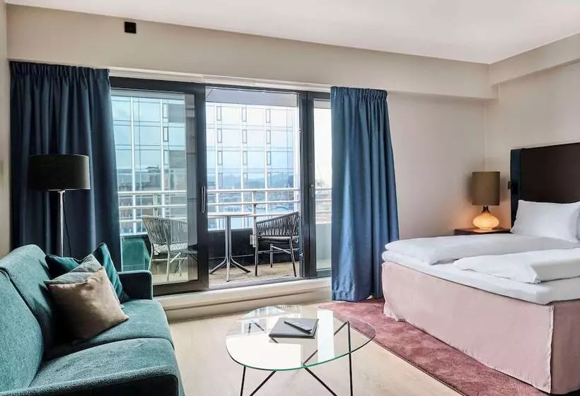 Superior-huone Merinäkymä Parveke, Radisson Blu Caledonien Hotel, Kristiansand