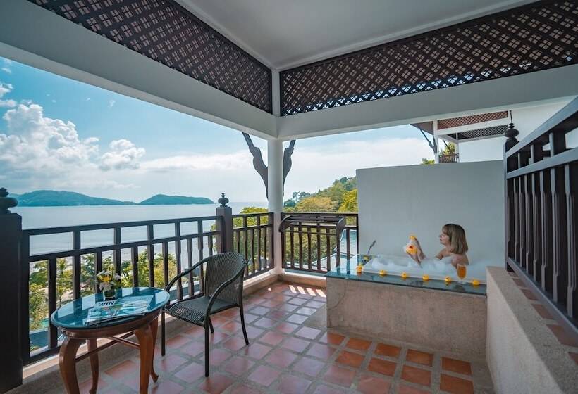 스탠다드 테라스 룸 바다 전망, Thavorn Beach Village Resort & Spa Phuket