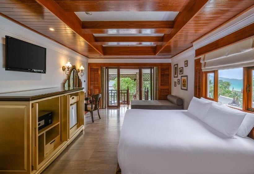 스탠다드 테라스 룸 바다 전망, Thavorn Beach Village Resort & Spa Phuket