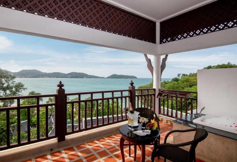 스탠다드 테라스 룸 바다 전망, Thavorn Beach Village Resort & Spa Phuket