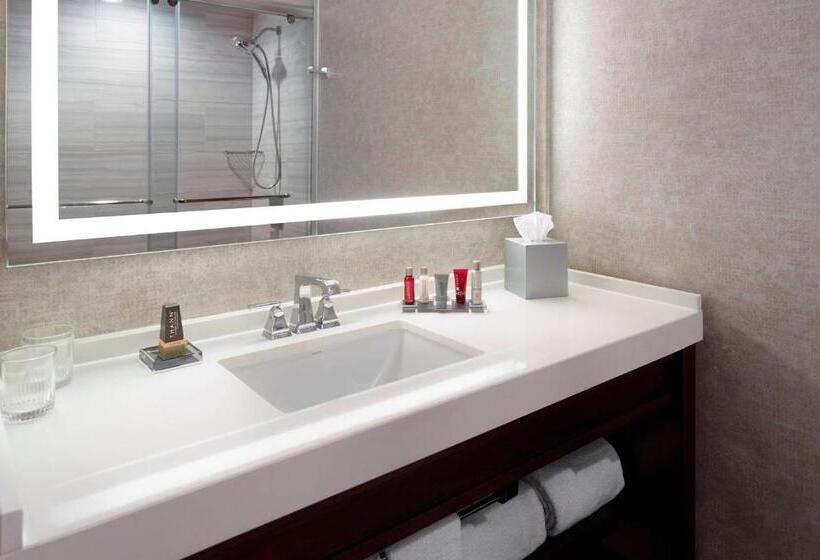 غرفة قياسية سرير كينج لذوى الإحتياجات الخاصة, Atlanta Marriott Peachtree Corners