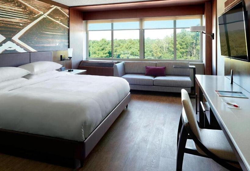 غرفة قياسية سرير كينج لذوى الإحتياجات الخاصة, Atlanta Marriott Peachtree Corners