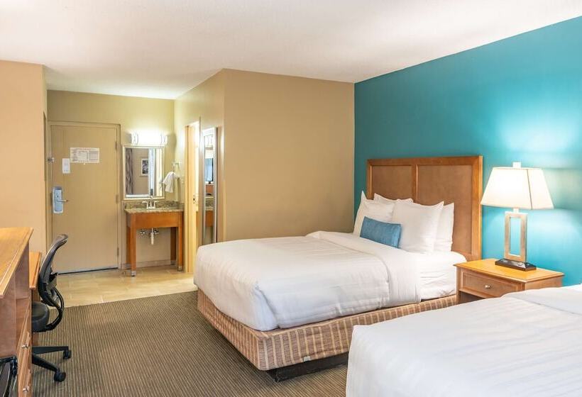 带2个双人床的标准工作室, Best Western Charleston Inn