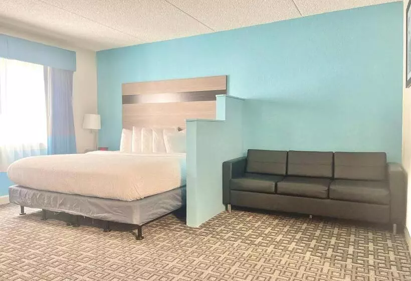 キングサイズベッドのスイートルーム, Days Inn & Suites By Wyndham Spokane