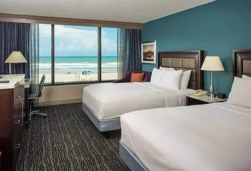 ２ダブルベッドのスタンダードルーム, Hilton Cocoa Beach Oceanfront