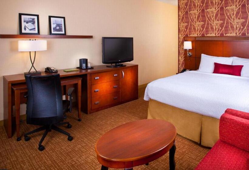 带大床的标准间, Courtyard By Marriott Little Rock West